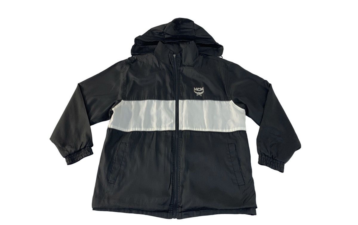 MCM 90s MCM Quilted Hooded Jacket White Block Chest Zipper Size US L / EU 52-54 / 3 - 1 Thumbnail