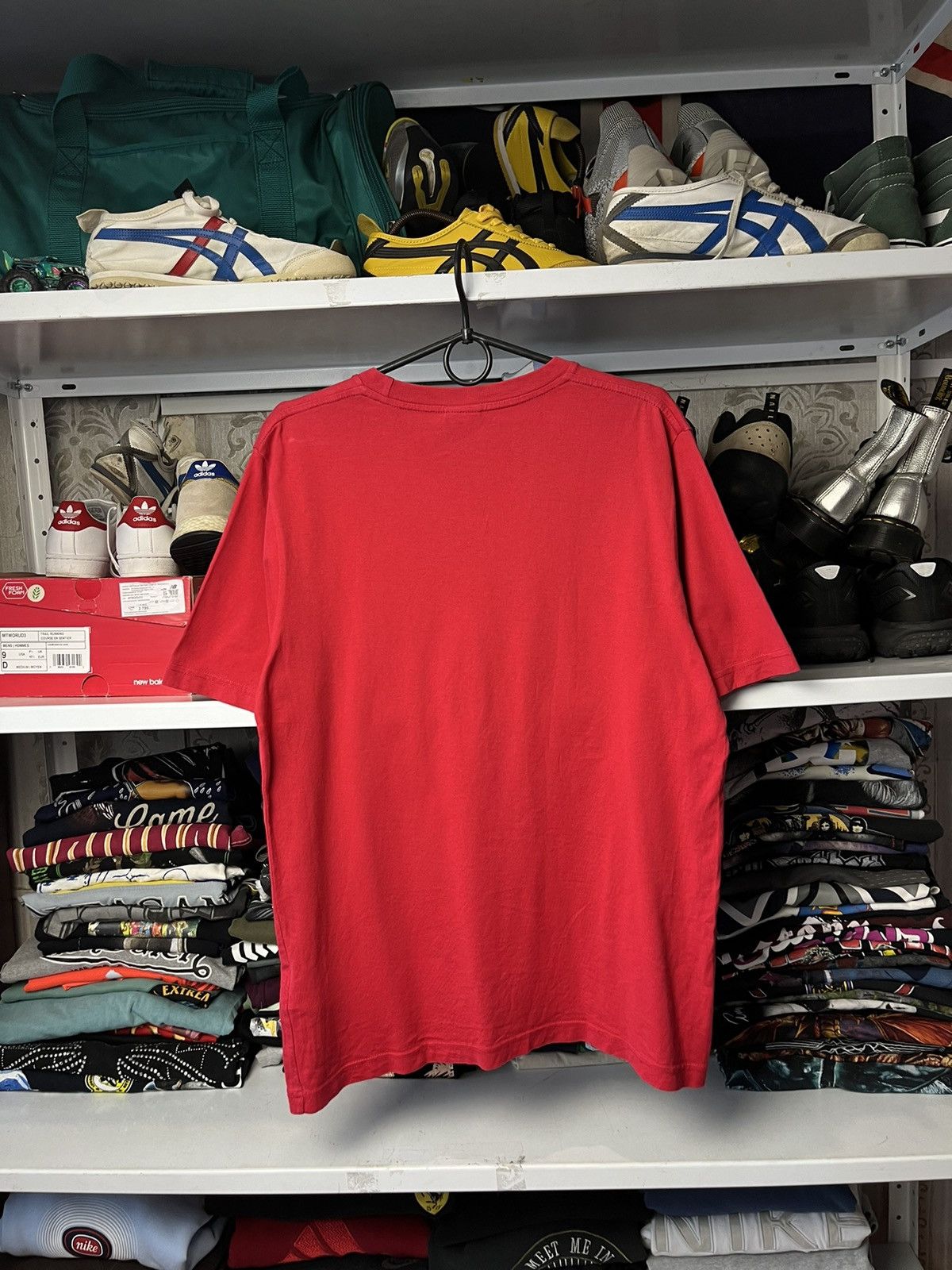 Nike × Vintage Vintage 90s Nike T-Shirt Swoosh Logo Y2K Red Tee Size M Size US M / EU 48-50 / 2 - 5 Thumbnail