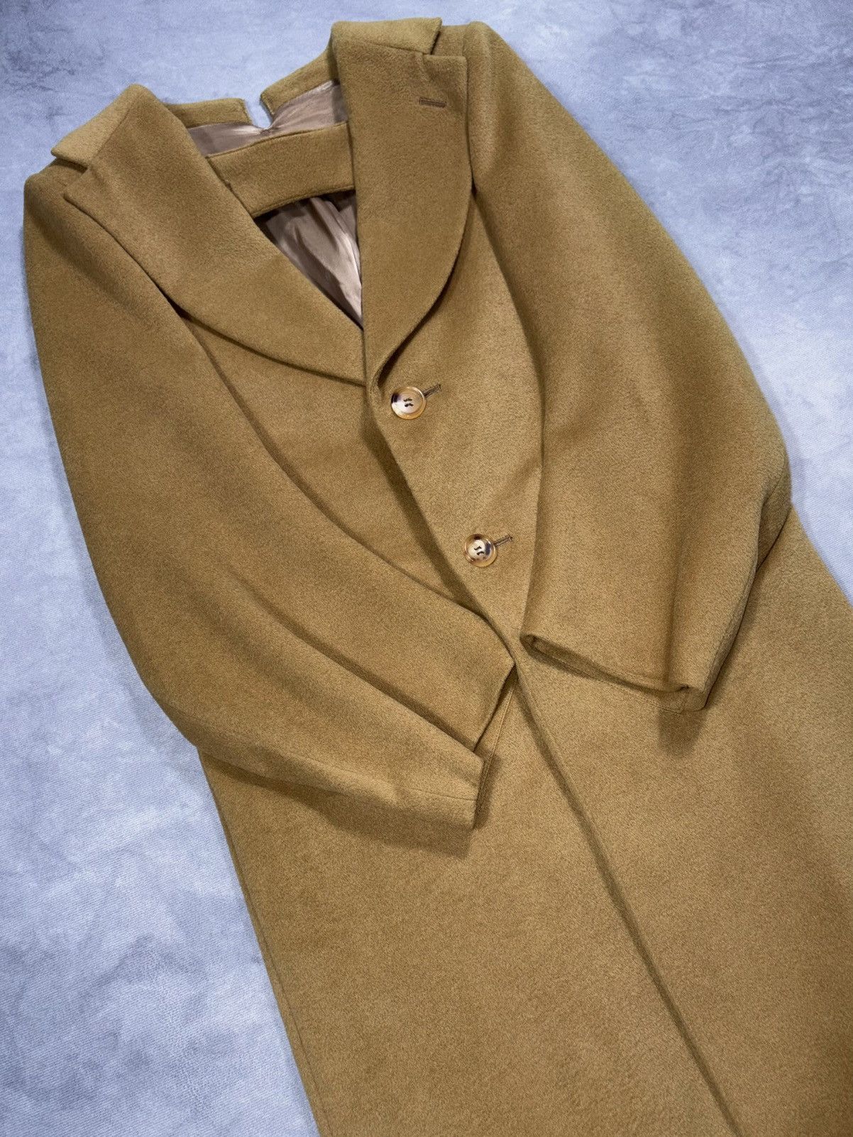 Junya Watanabe Junya Watanabe AW12 Angora/Wool Cape Coat Size US S / EU 44-46 / 1 - 7 Thumbnail