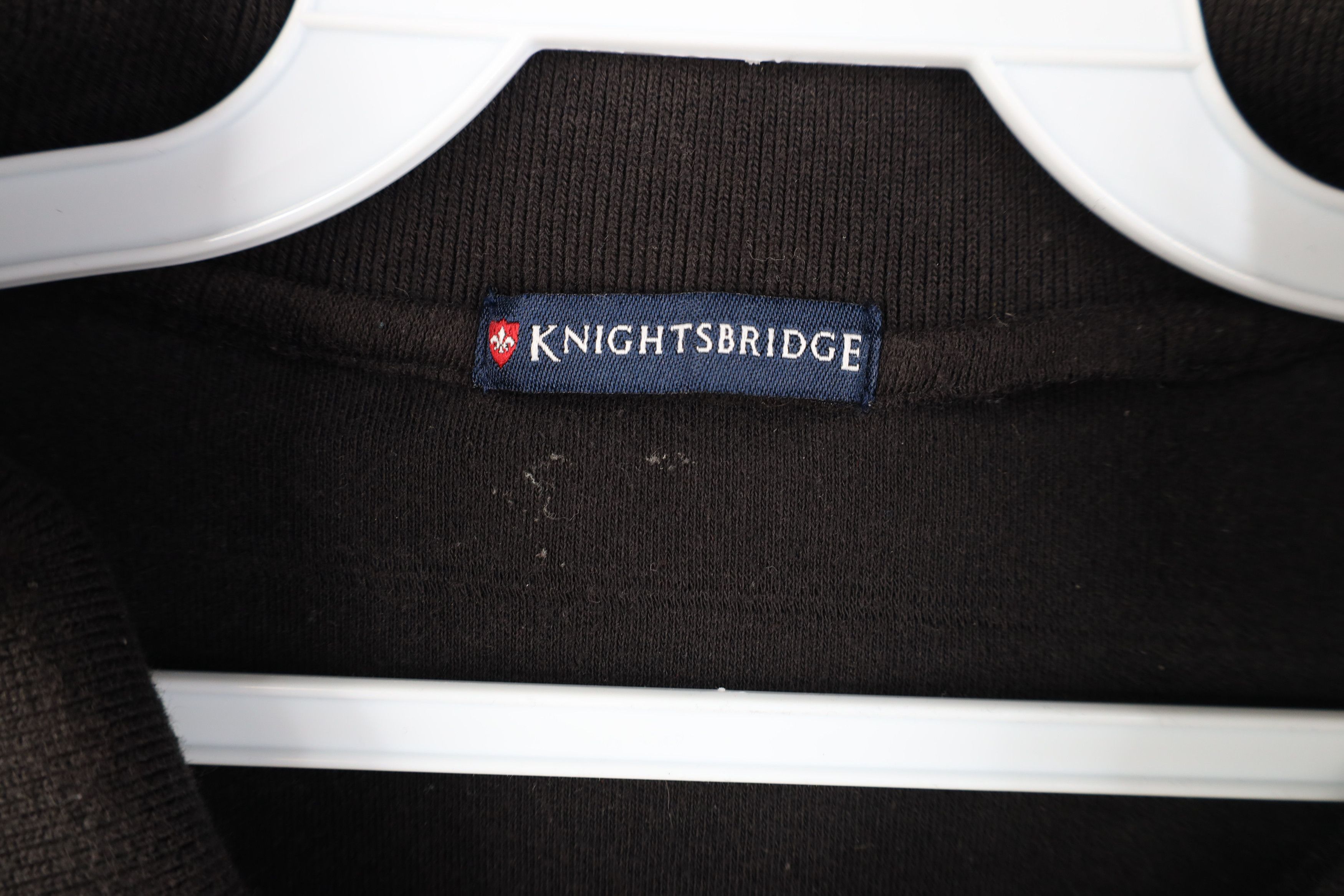 Vintage Vintage 90s Streetwear Boxy Fit Long Sleeve Rugby Polo Black Size US XL / EU 56 / 4 - 7 Thumbnail