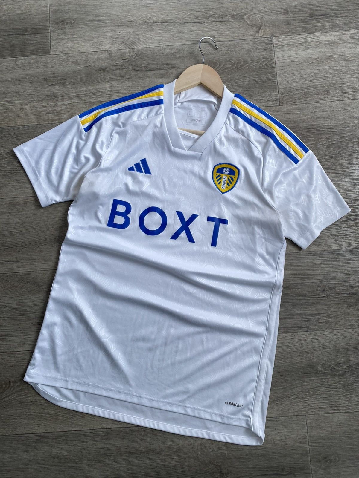 Adidas ADIDAS Leeds United 2022/2023 Home Football Soccer Jersey Size US M / EU 48-50 / 2 - 1 Thumbnail