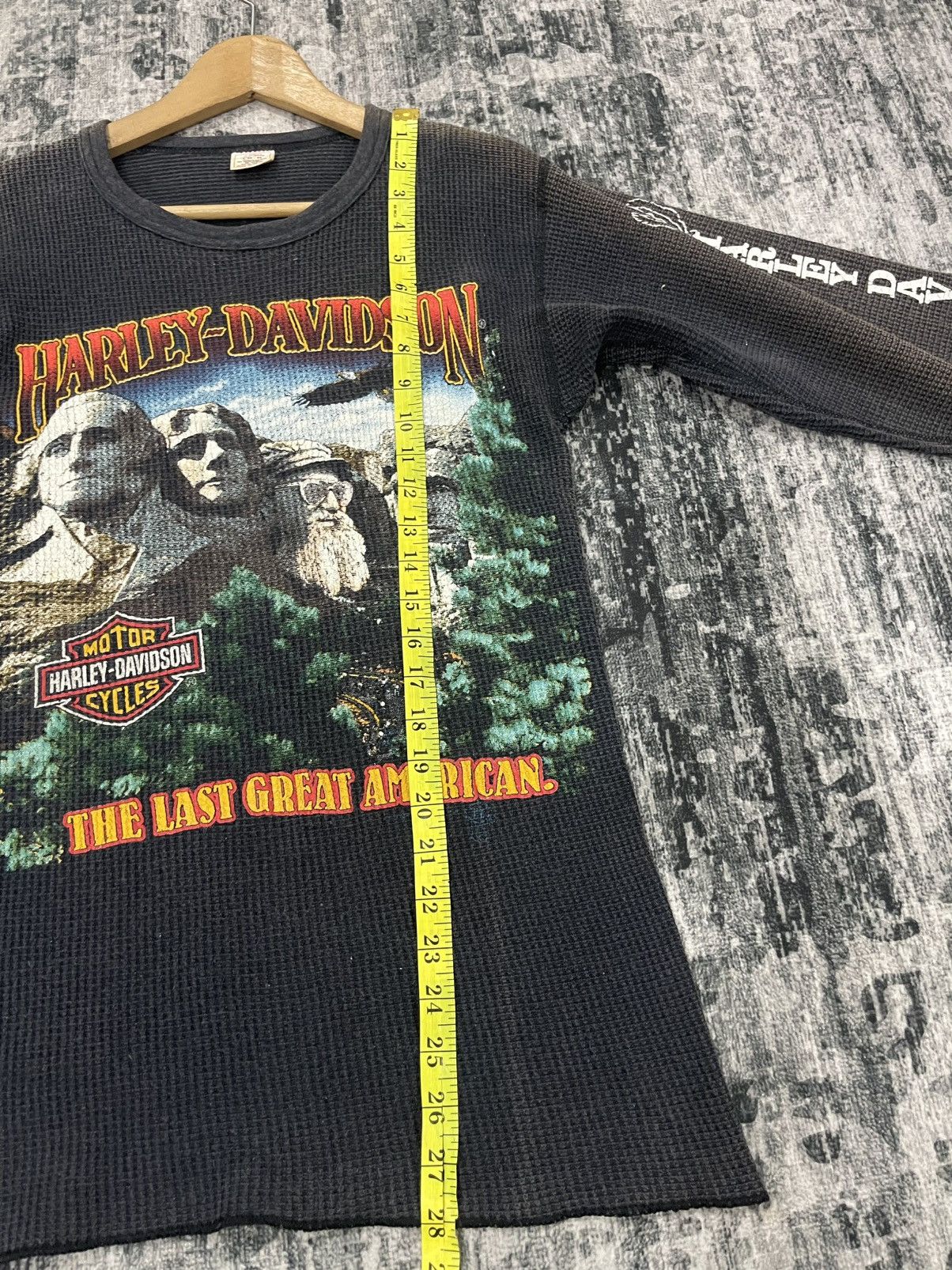 Harley Davidson Vintage Harley Davidson Longsleeve Distressed Knit Size US S / EU 44-46 / 1 - 18 Thumbnail