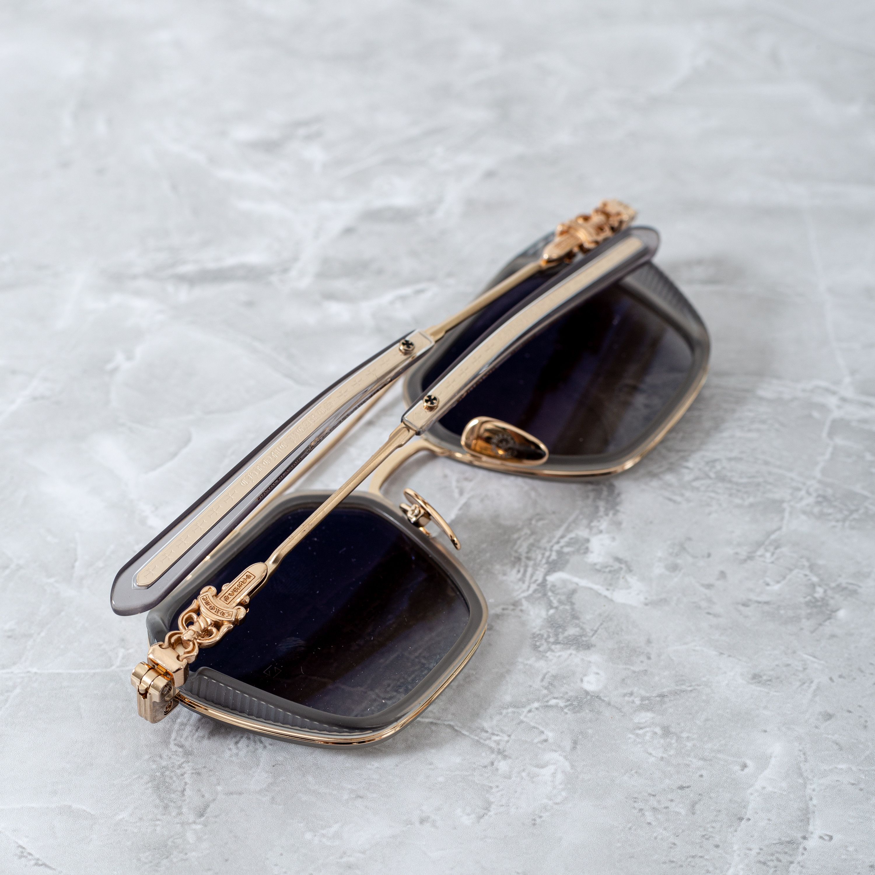 Chrome Hearts CHROME HEARTS HOTATION MATTE GRAPHITE/GOLD PLATED Size ONE SIZE - 14 Thumbnail