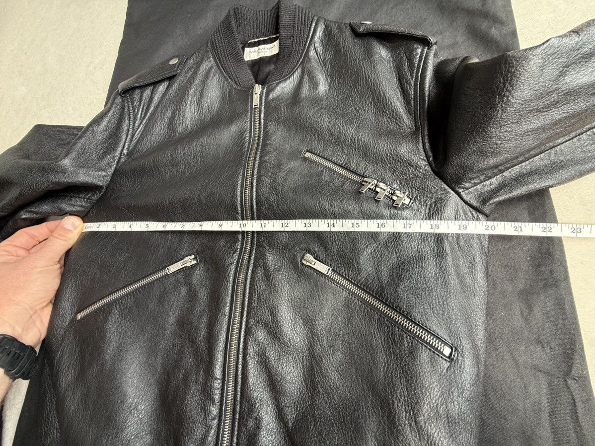 Saint Laurent Paris FW19 Saint Laurent multi zip leather bomber teddy jacket 46 Size US S / EU 44-46 / 1 - 4 Thumbnail