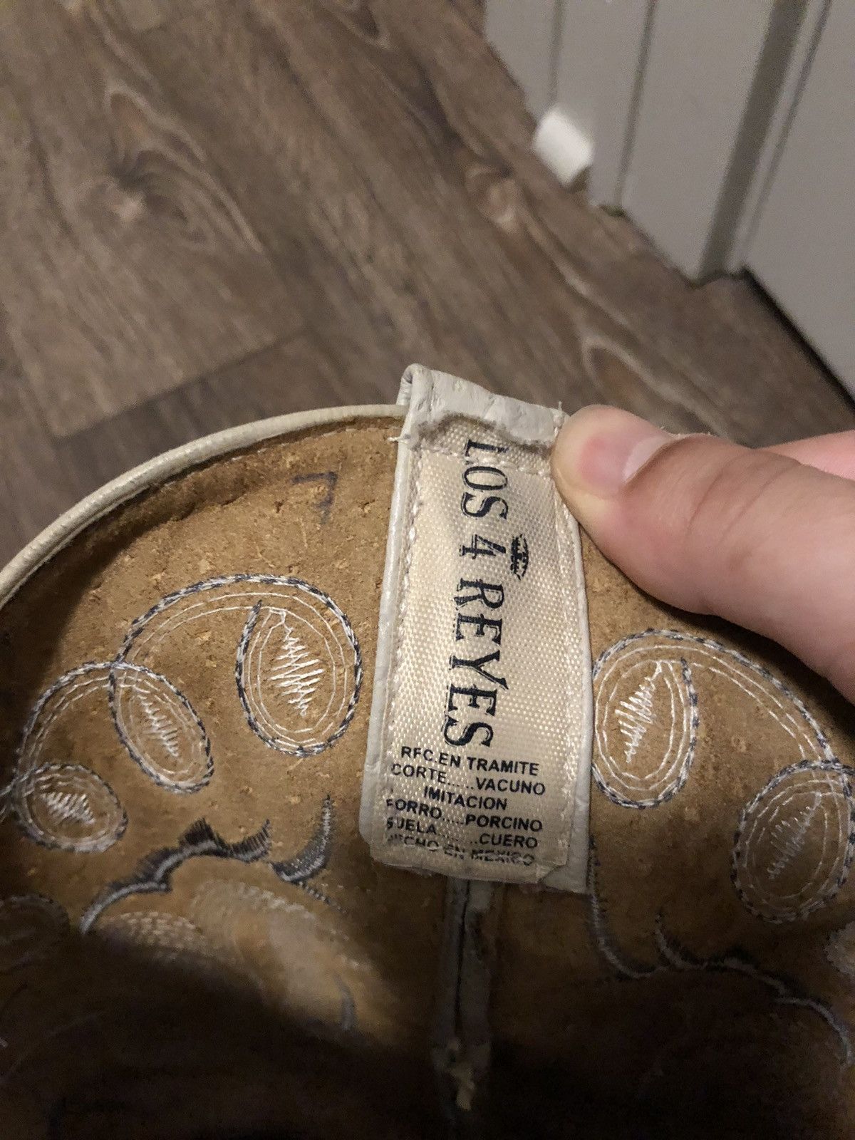 Other × Vintage White Crocodile Boots Size US 9 / EU 42 - 5 Thumbnail