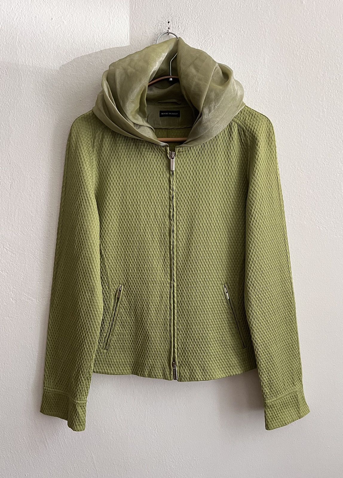Giorgio Armani Giorgio Armani 2000s light jacket with extended hood Size M / US 6-8 / IT 42-44 - 1 Thumbnail