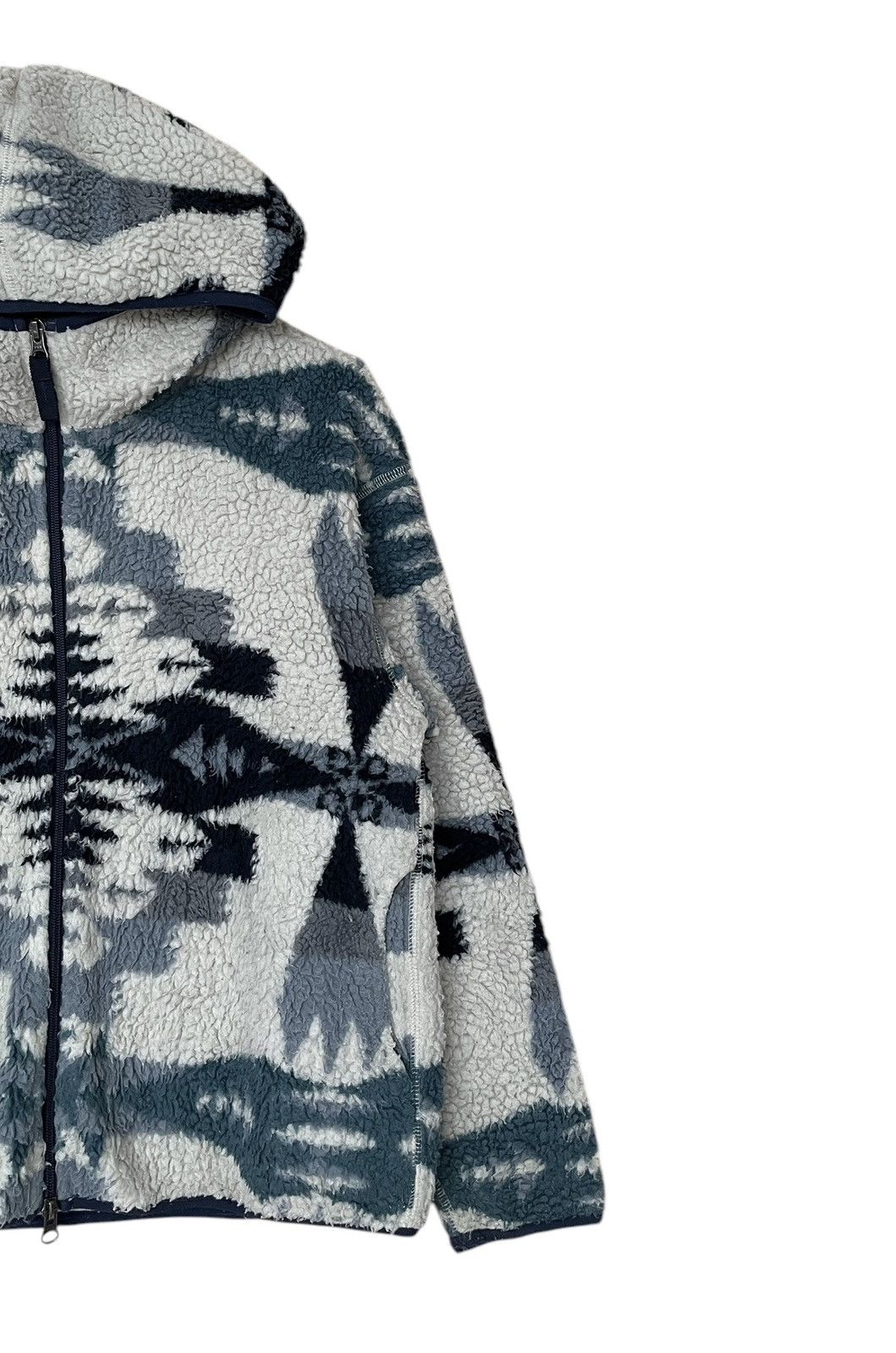 Pendleton × Vintage Vintage Brand Pendleton Navajo Fleece Hoodie 1990s Size US M / EU 48-50 / 2 - 5 Thumbnail