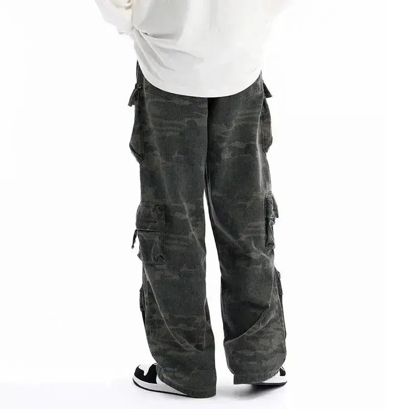 Japanese Brand Baggy Pocket Artic Camo Punk Cargo Pants Size US 30 / EU 46 - 3 Thumbnail