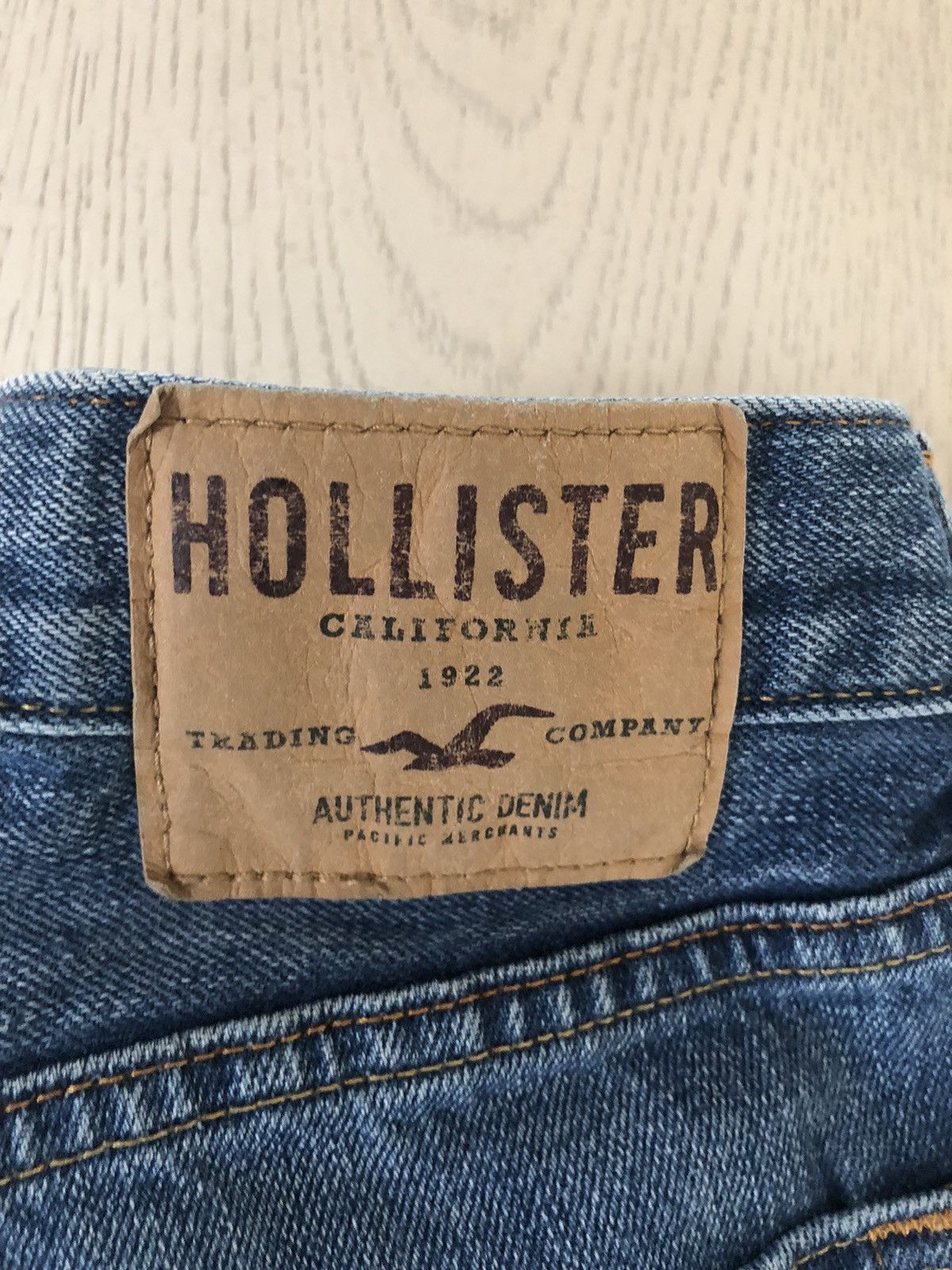 Hollister blue distressed hollister slim straight jeans 28 x 30 men’s Size US 28 / EU 44 - 8 Thumbnail