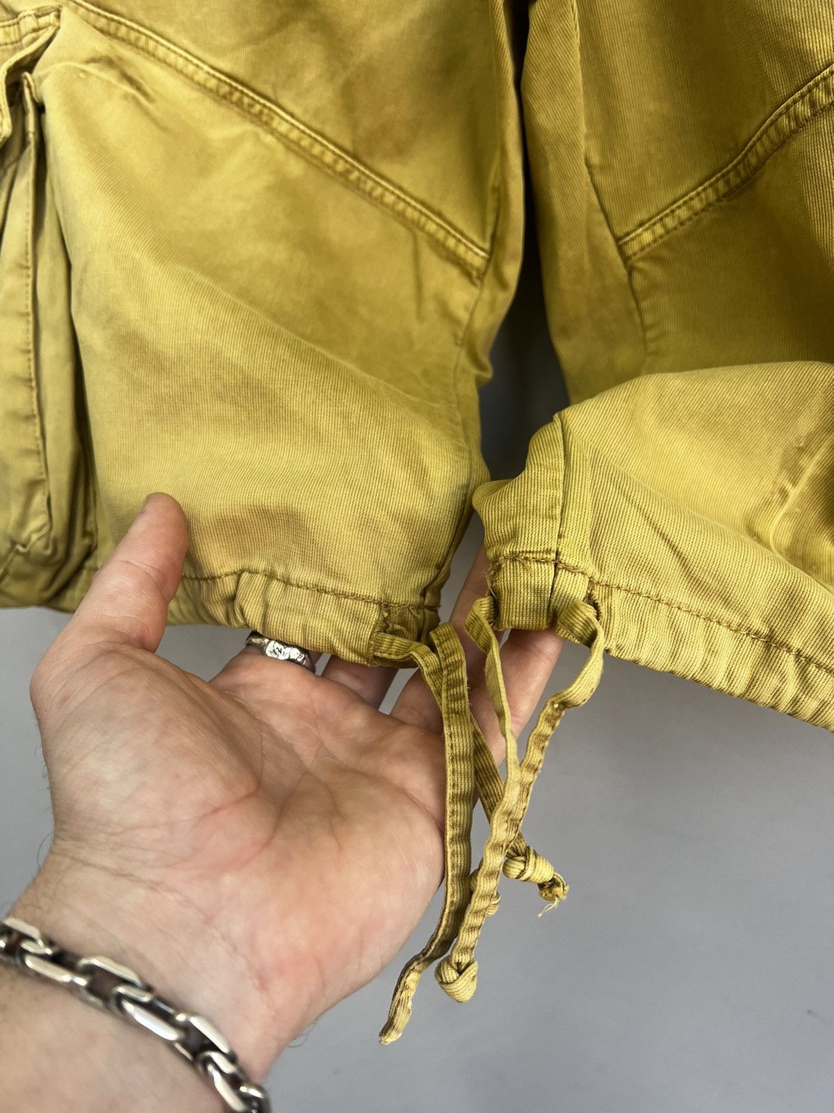 Hysteric Glamour × Tornado Mart × Vintage VINTAGE WASHED SUN FADED CARGO SHORTS Y2K Size US 34 / EU 50 - 7 Thumbnail