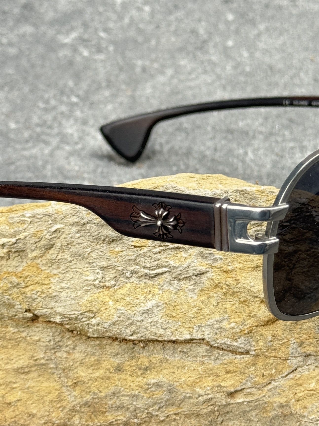 Chrome Hearts Chrome Hearts The Brown Glasses Size ONE SIZE - 8 Thumbnail