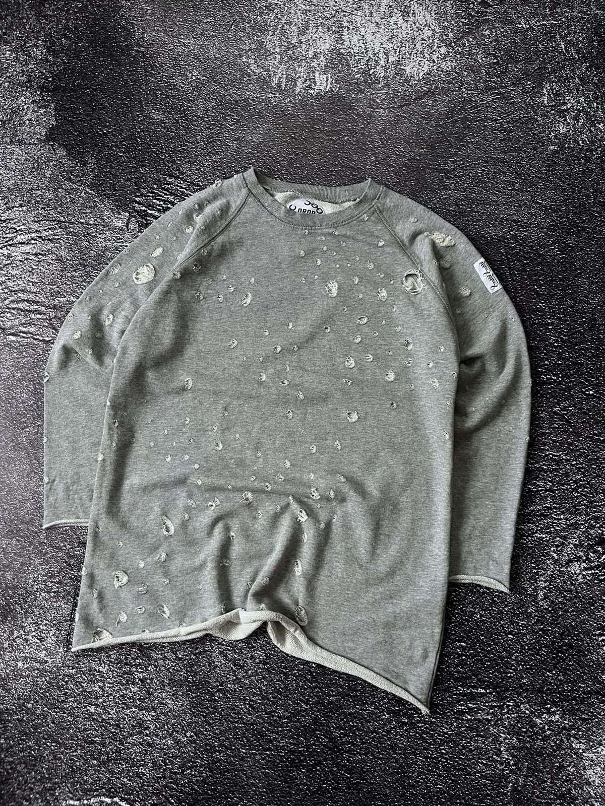 Drop Dead Clothing Vintage Drop Dead Distressed Grey sweatshirt Size US XS / EU 42 / 0 - 2 Thumbnail