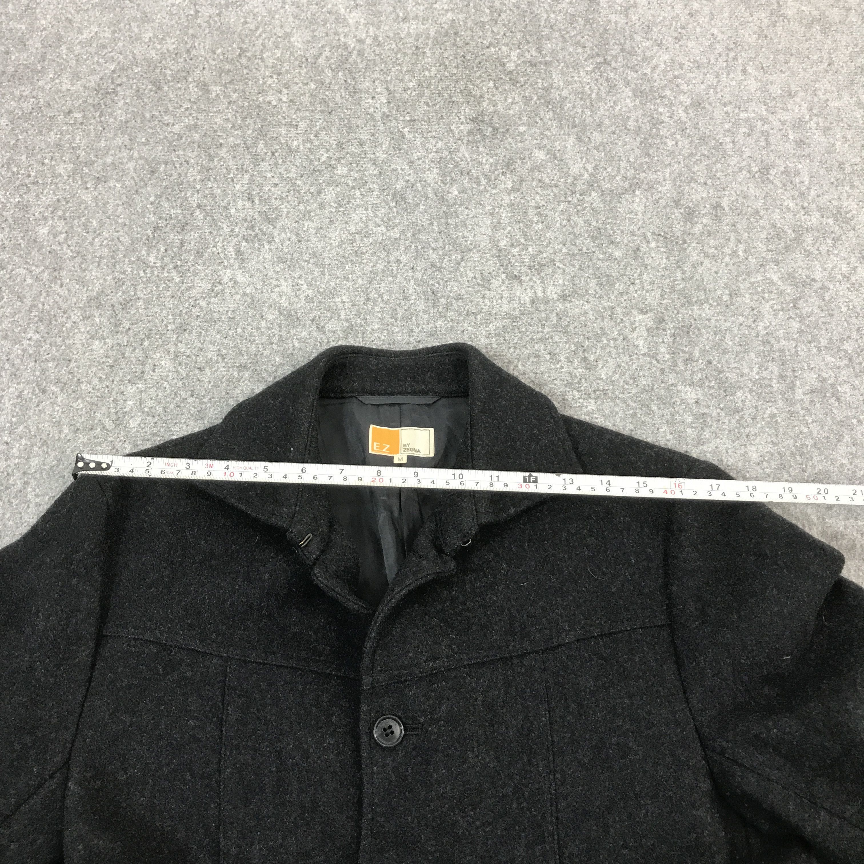 Z Zegna Ez Zegna Wool Button Coat Jacket Size US M / EU 48-50 / 2 - 8 Thumbnail
