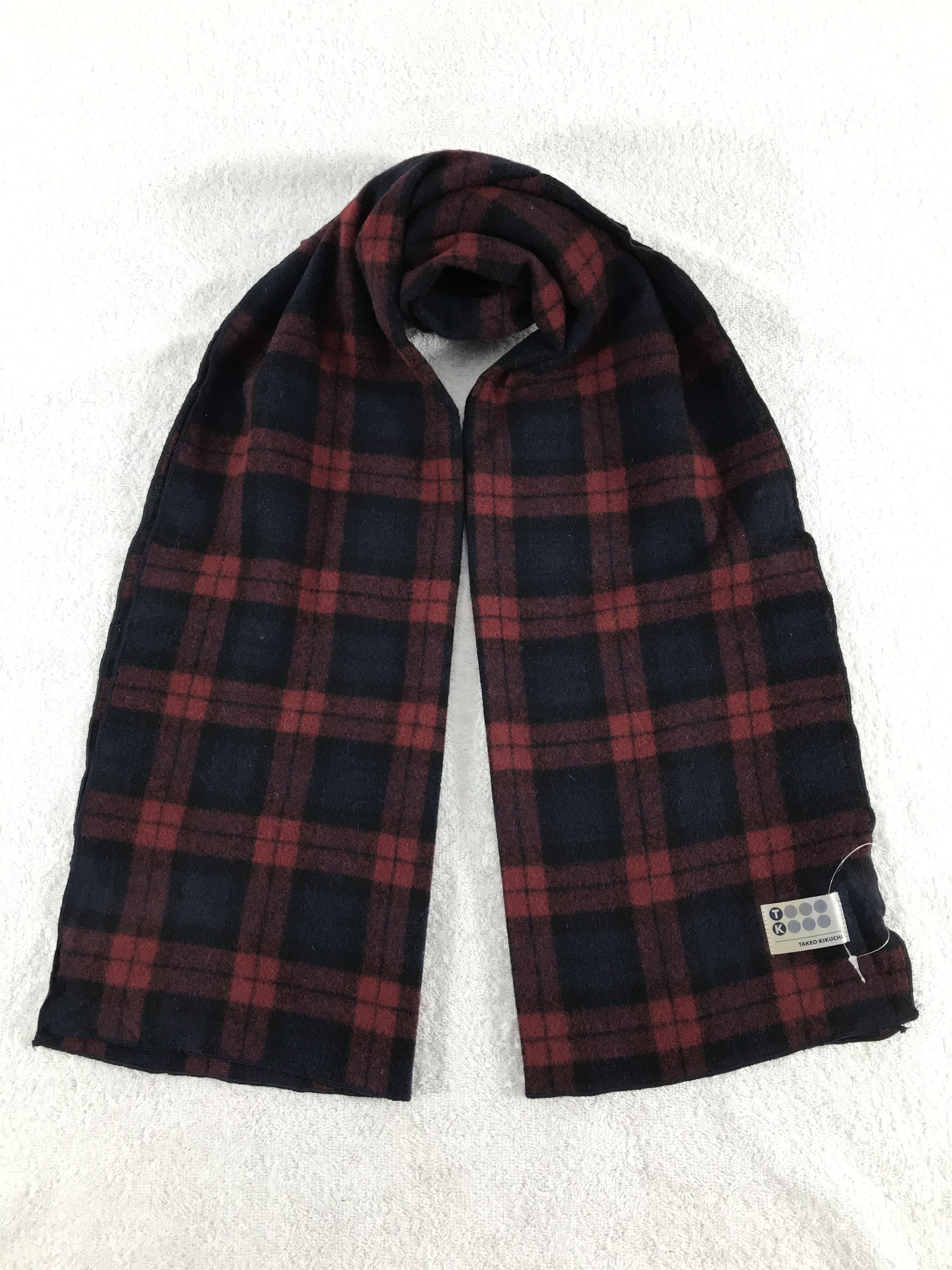 Takeo Kikuchi × Vintage Takeo Kikuchi Scarf / Muffler / Neckwear - WW1303 Size ONE SIZE - 1 Thumbnail