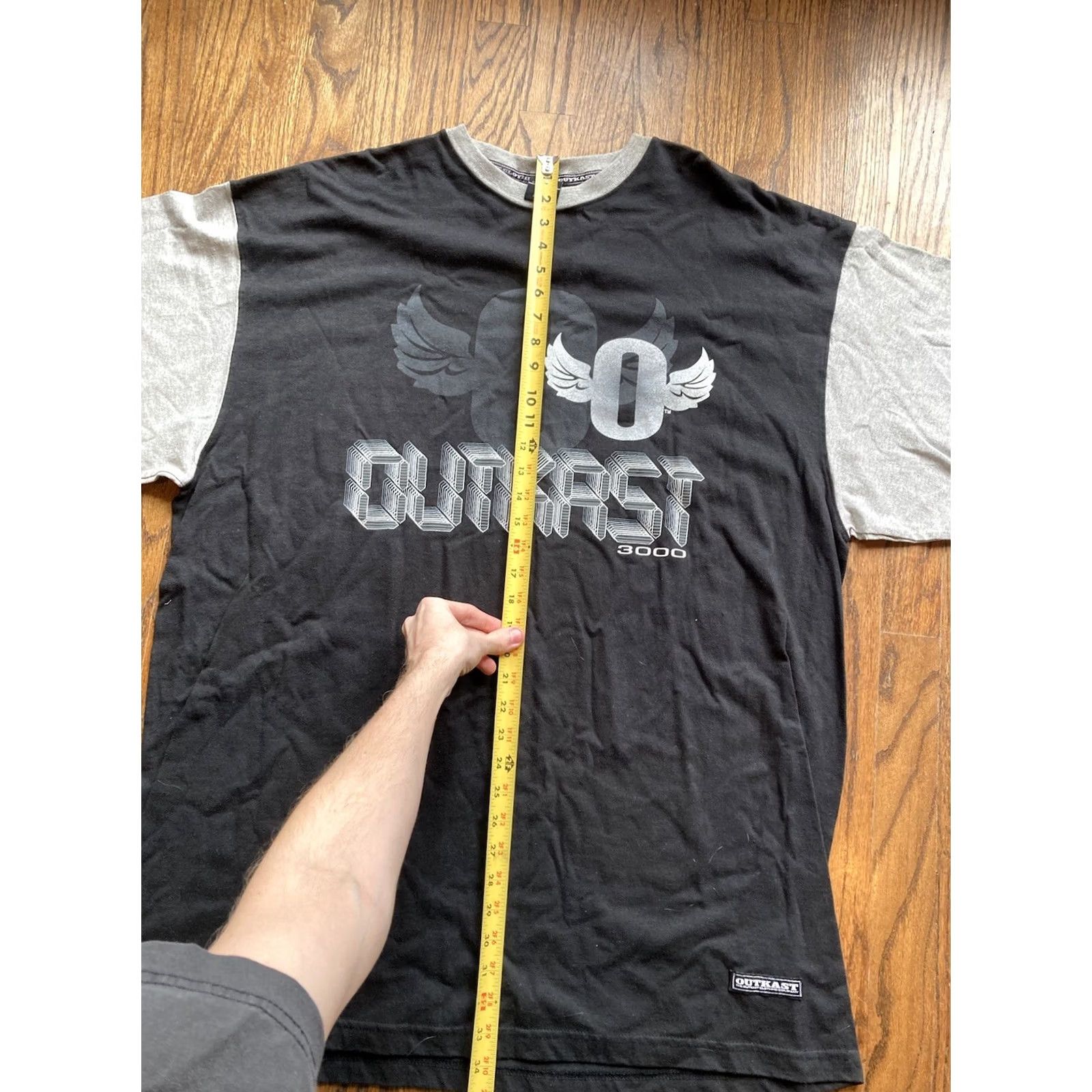 Vintage VINTAGE Outkast Clothing Co. Shirt Mens 2XL USA Made Graphic Print Logo T-Shirt Hip Hop 90s Grunge California City Band Astronaut Size US XXL / EU 58 / 5 - 5 Thumbnail