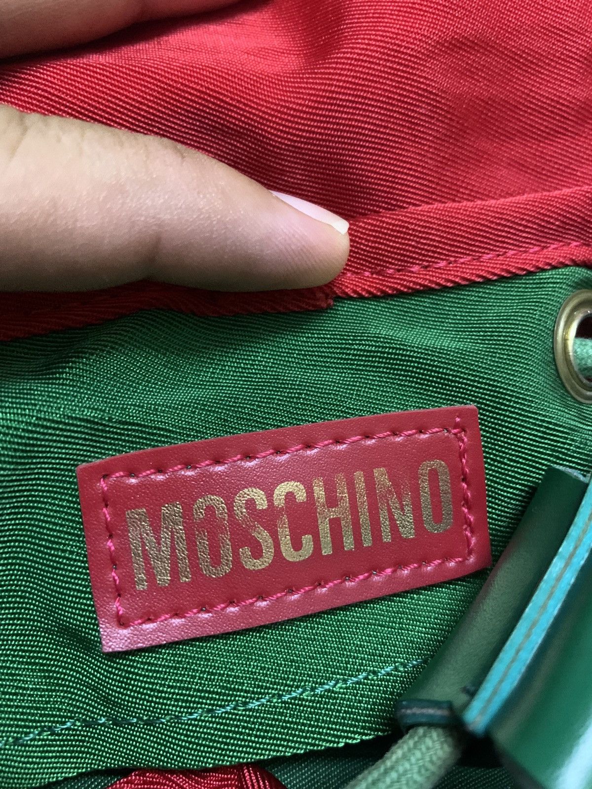 Moschino Vintage MOSCHINO ‘Peace’ Striking Colour Backpack Size 14x14 Size ONE SIZE - 5 Thumbnail
