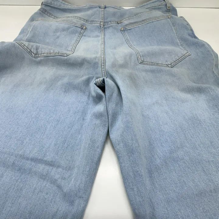 Givenchy Givenchy Givenchy SS23 Light Wash Wide Leg Jeans -2507 Size US 33 - 9 Thumbnail