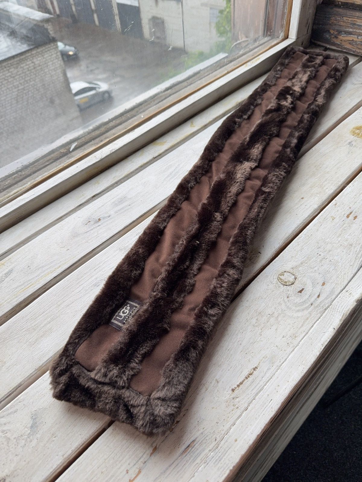 Ugg UGG Brown Faux Fur Muffler Scarf – Y2K Cozy Winter Wrap Size ONE SIZE - 5 Thumbnail