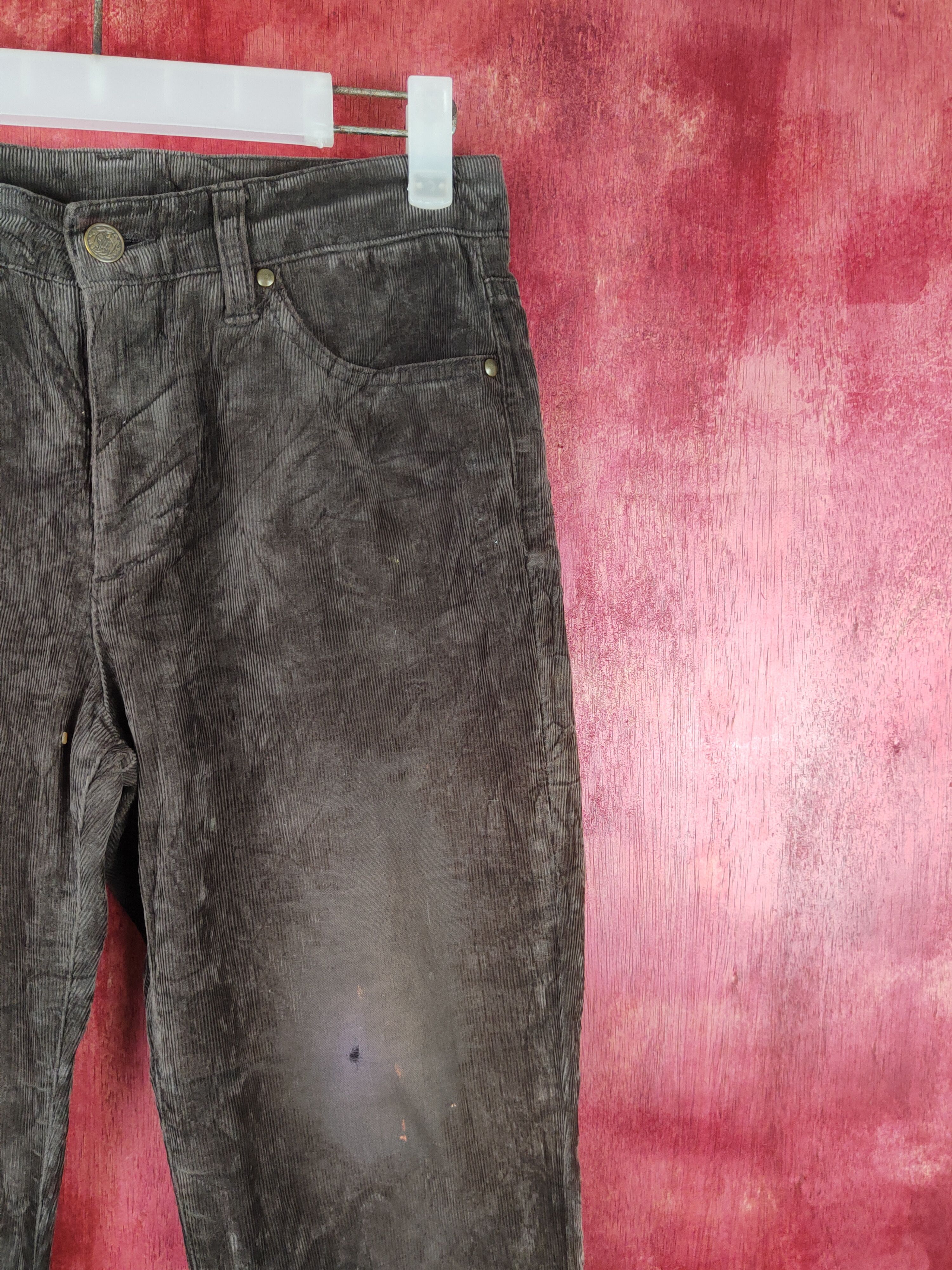 Uniqlo Uniqlo vintage Dark Brown japan Corduroy Pants #S1382 Size US 29 - 5 Thumbnail