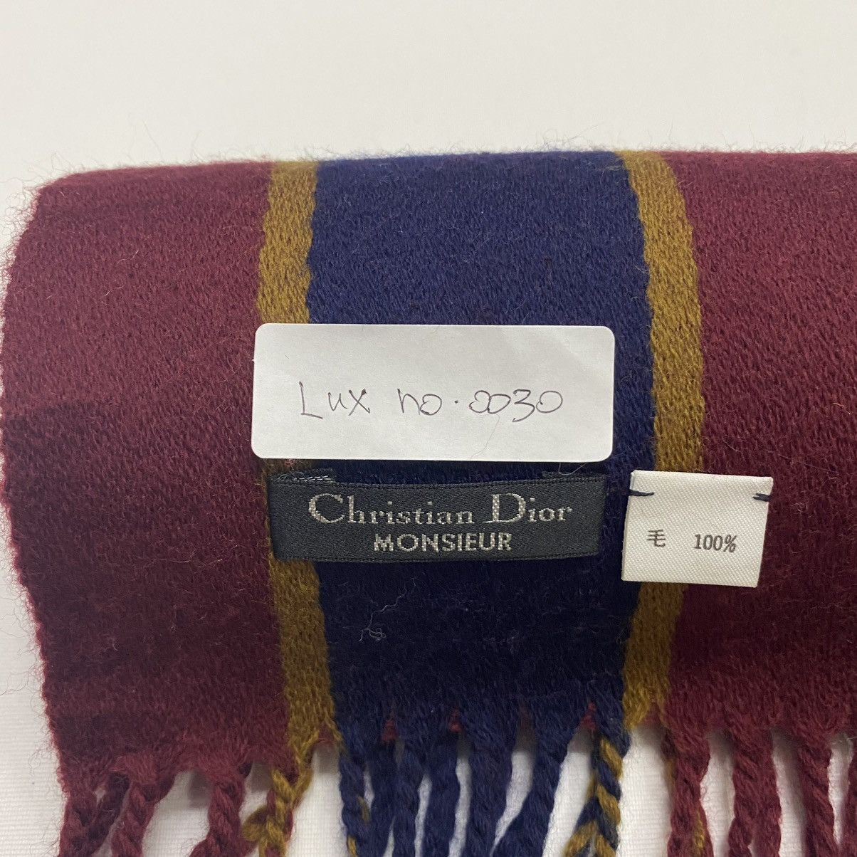 Christian Dior Monsieur CHRISTIAN DIOR SCARF MUFFLER LUX030 Size ONE SIZE - 8 Thumbnail