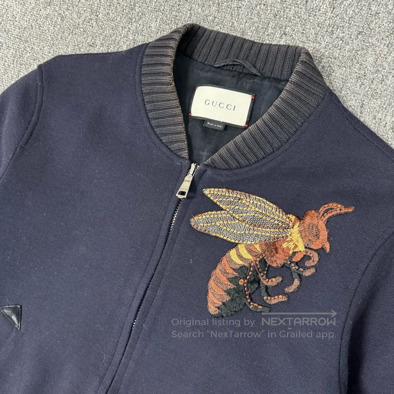 Gucci Gucci Black Bee Embroidered Wool Jacket. Size US M / EU 48-50 / 2 - 3 Thumbnail