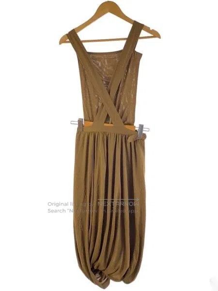 Comme des Garcons Comme Des Garcons size M Tan design sense jumpsuit Size 23" - 2 Thumbnail