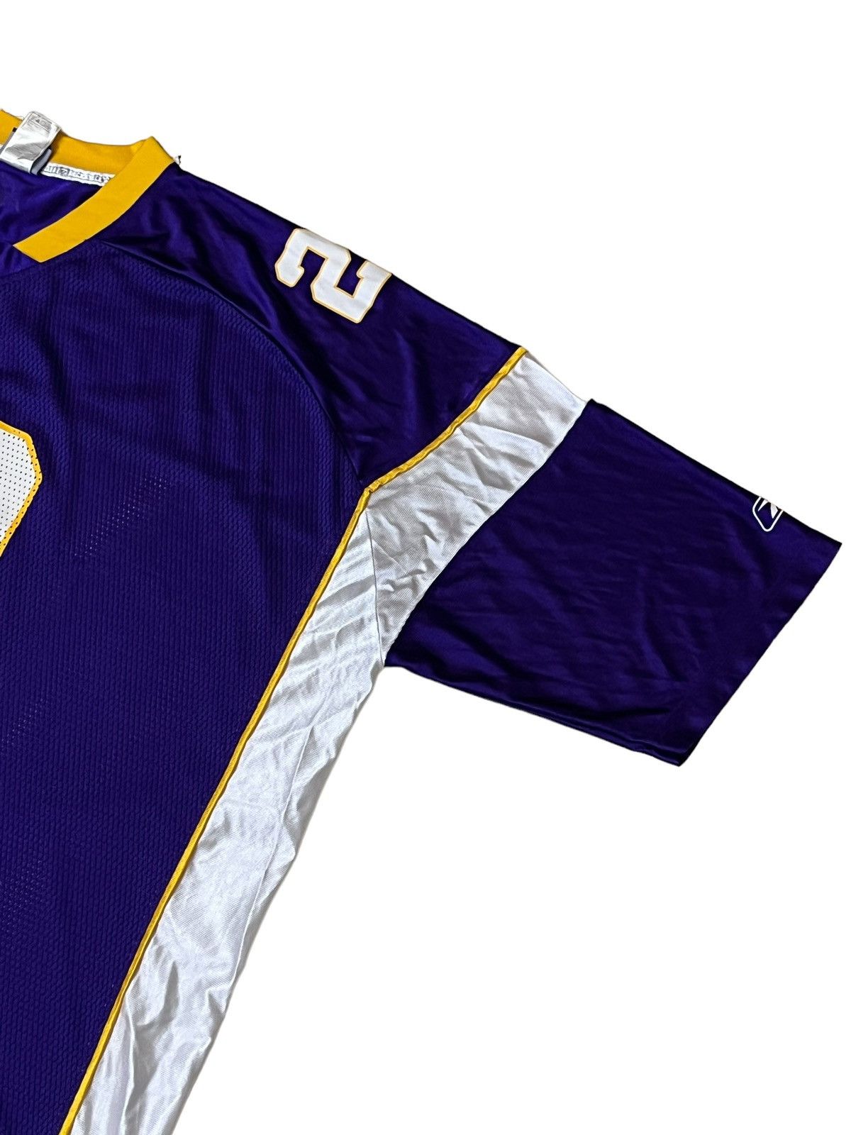 NFL NICE🔥VIKINGS ADRIAN PETERSON #28 REEBOK 6XL NFL JERSEY Size US XXL / EU 58 / 5 - 6 Thumbnail