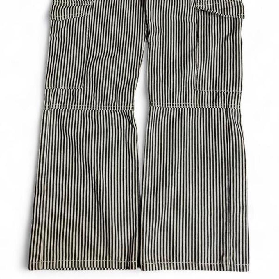 Other Navy blue/ White pinstripe pants Size 26" / US 2 / IT 38 - 4 Thumbnail