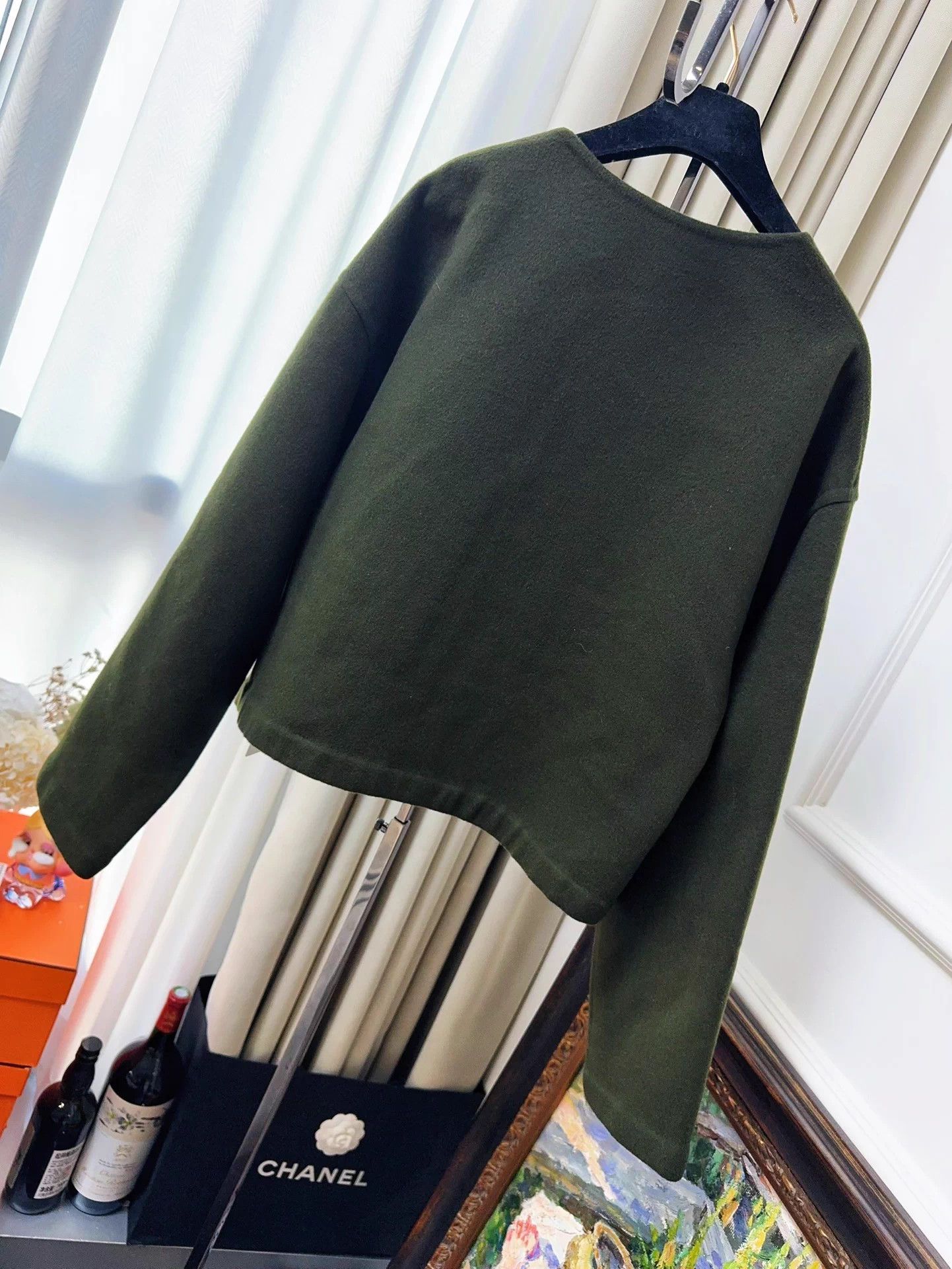 Celine Celine Emerald Cashmere Coat Gold Button 36 Size XS / US 0-2 / IT 36-38 - 2 Thumbnail