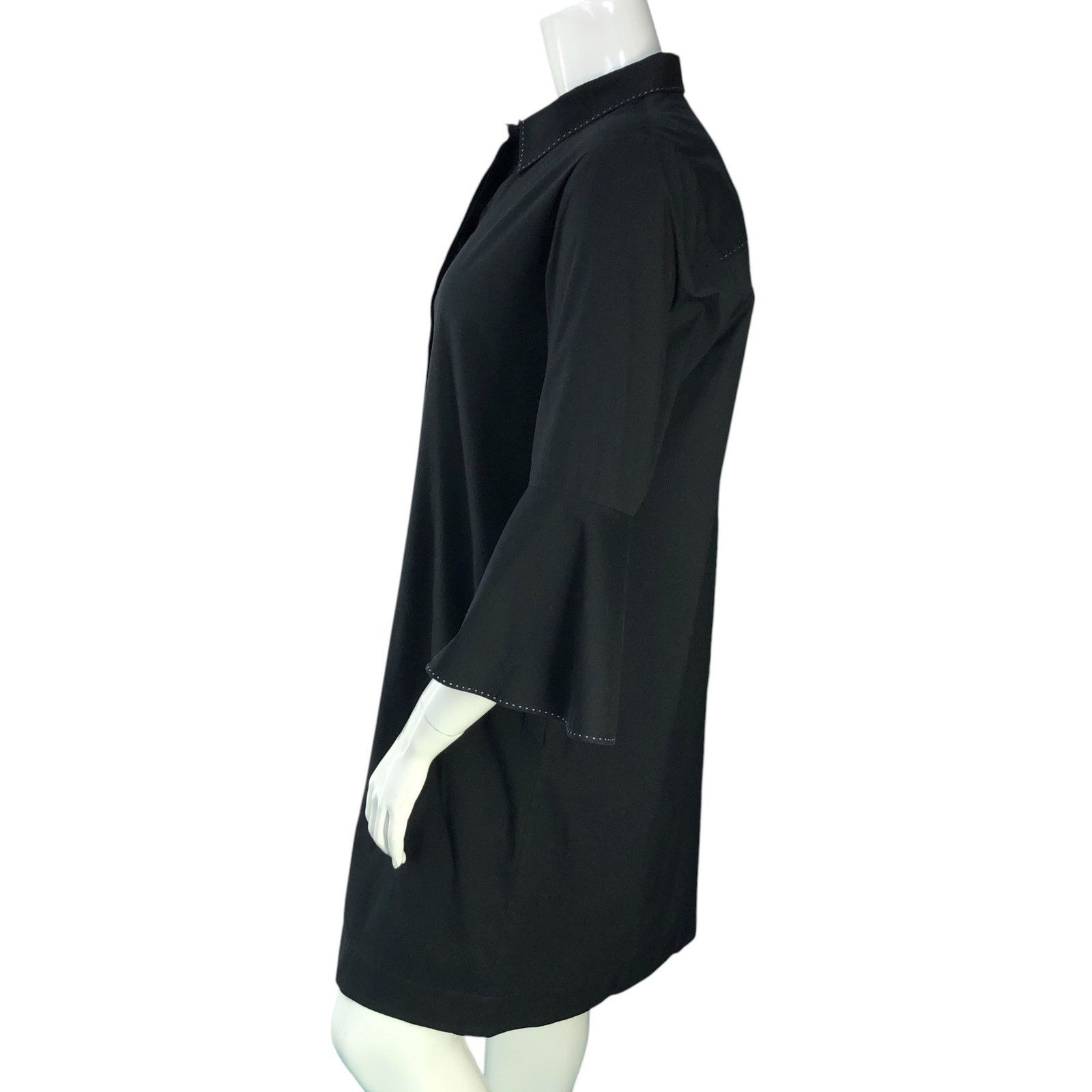 Lafayette 148 Lafayette 148 Sz 18 Dress Popover Poplin Bell Sleeve POCKETS Size XXL / US 16-18 / IT 52-54 - 5 Thumbnail