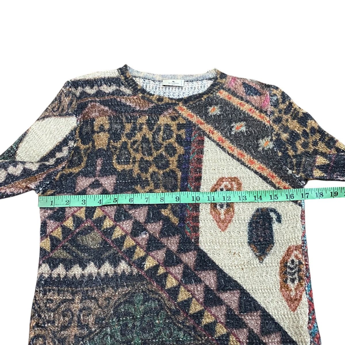 Etro Etro Multicolor Geometric and Animal Print Sweater Knit Size M / US 6-8 / IT 42-44 - 16 Thumbnail