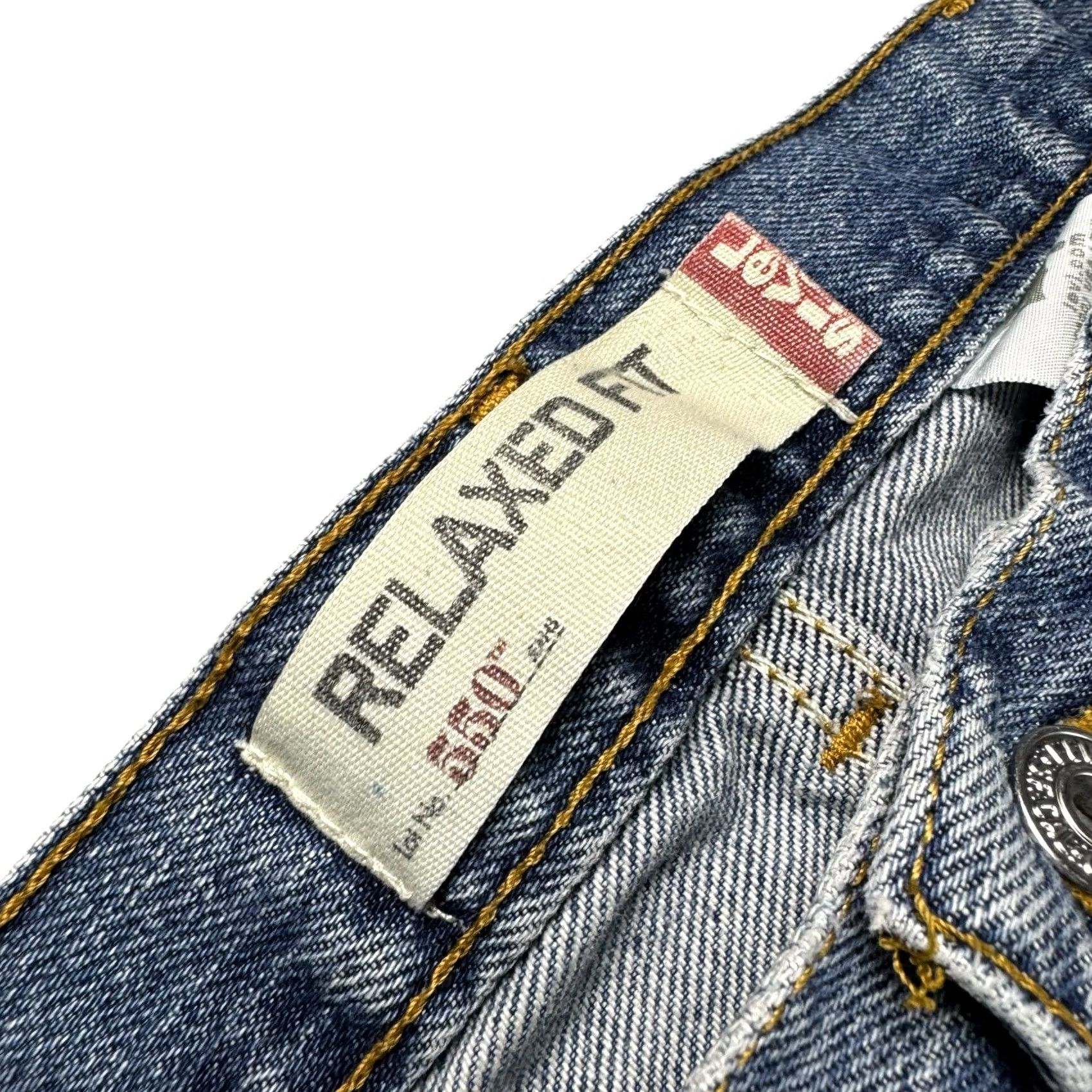 Levi's VINTAGE Levi's 550 Jeans Men Regular 38x30 Blue Midrise Denim Relaxed 90s Grunge Y2K Red Tab Skate Straight Size US 38 / EU 54 - 6 Thumbnail