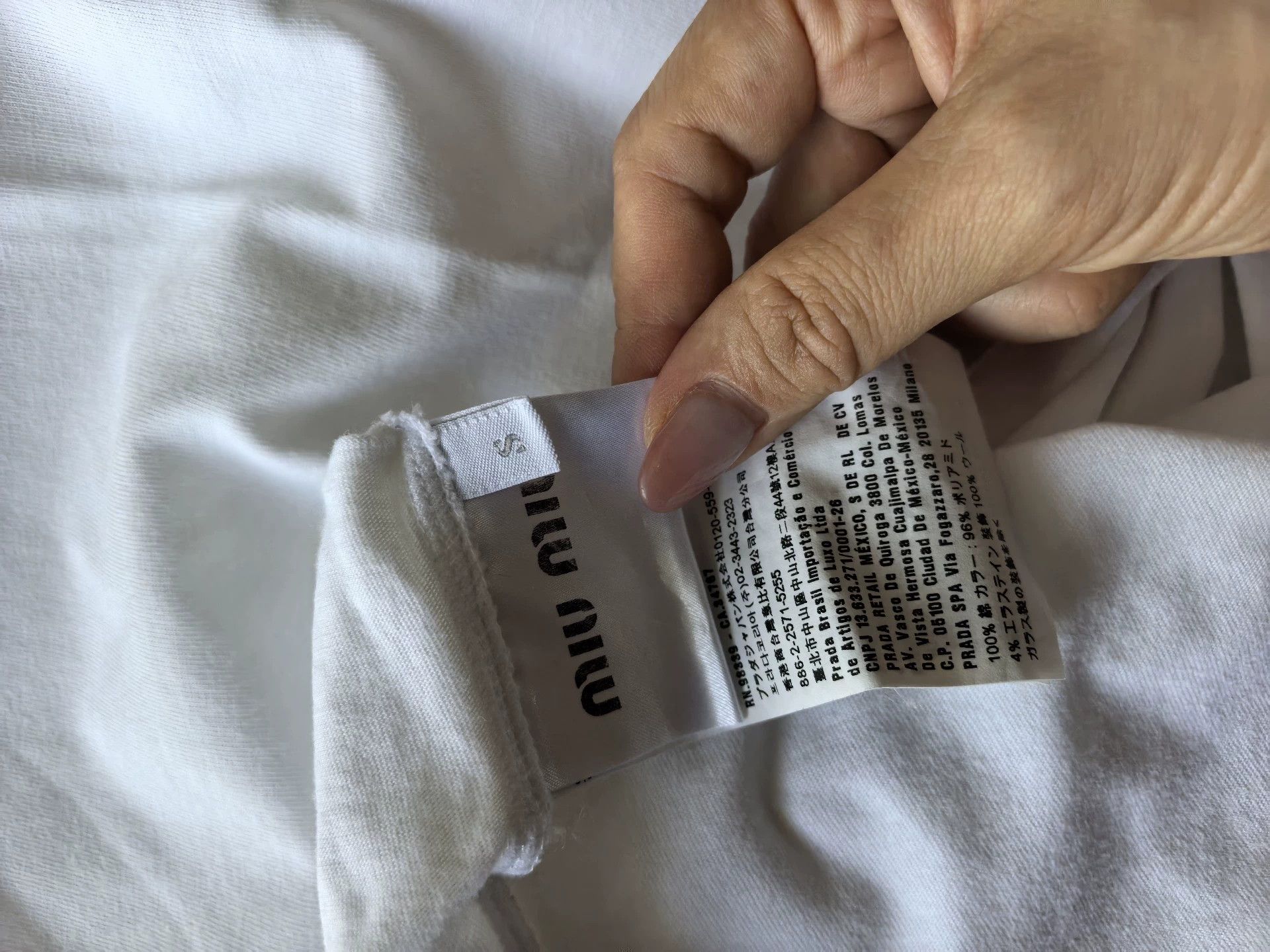 Miu Miu MIU MIU Flamingo Tee S 46+ Elastic Dry Cleaned New Size S / US 4 / IT 40 - 4 Thumbnail