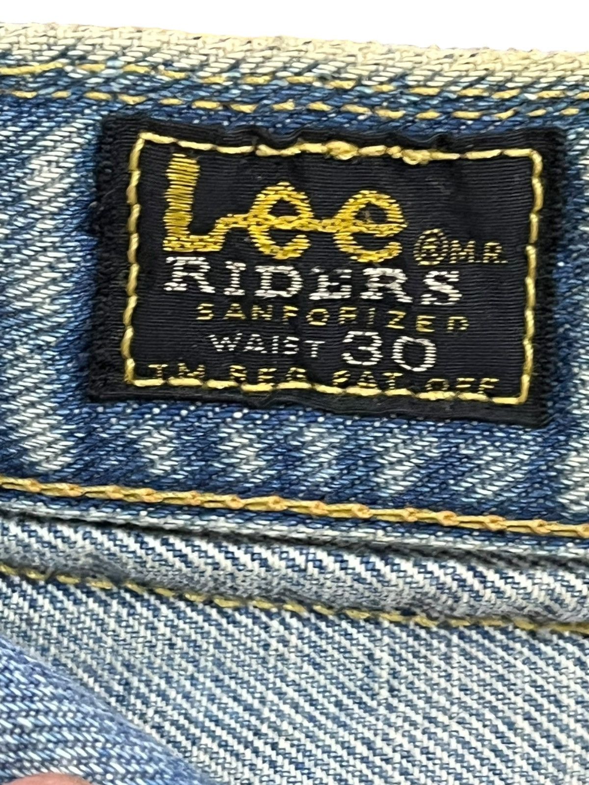Lee Vintage Lee Riders Selvedge Distressed Denim Size US 29 - 6 Thumbnail