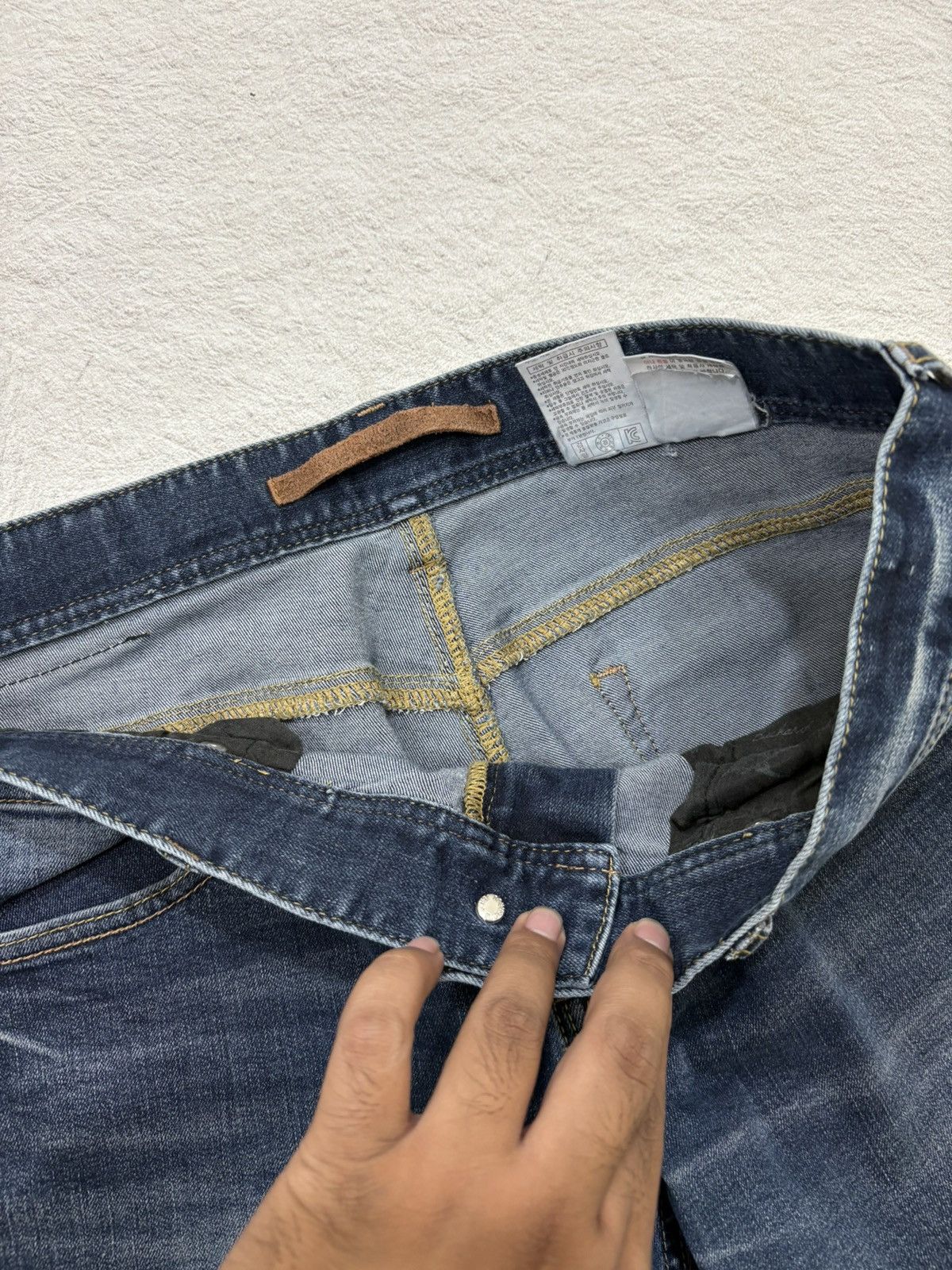 Hysteric Glamour 2000s buckaro l wash japan denim pants y2k style Size US 32 / EU 48 - 4 Thumbnail