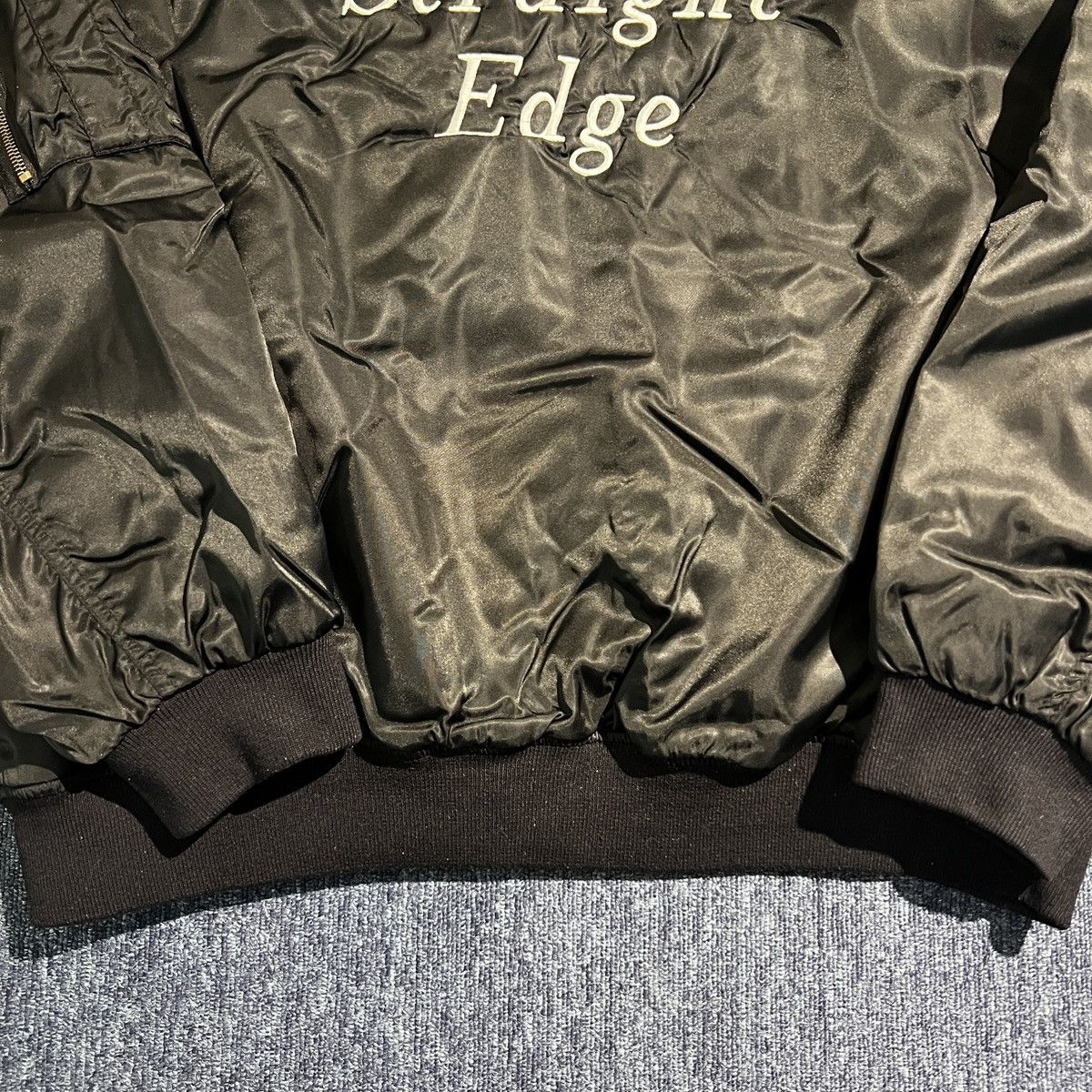 Vintage Vintage 90s Straight Edge MA-1 Bomber Jacket Size US XXL / EU 58 / 5 - 6 Thumbnail