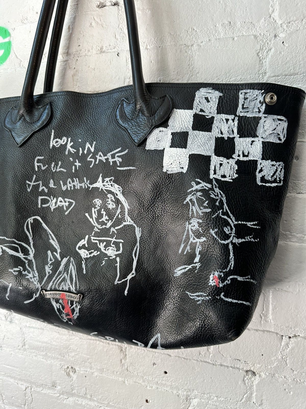 Chrome Hearts GRAFFITI CHROME HEARTS PERVERTED BAG CROSS PATCH Size ONE SIZE - 4 Thumbnail