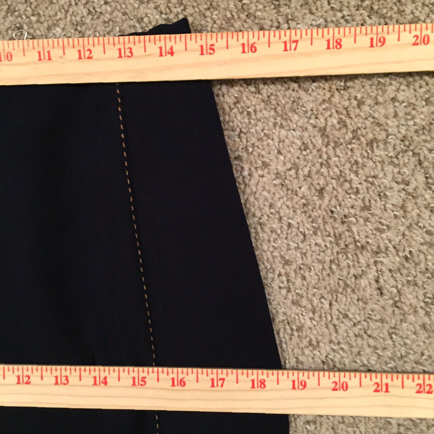 Vintage Norton McNaughton Skirt Maxi Long Lined Slit Blue 12P Petite Women Adult 12P Skirt Size 34" / US 12 / IT 48 - 3 Thumbnail