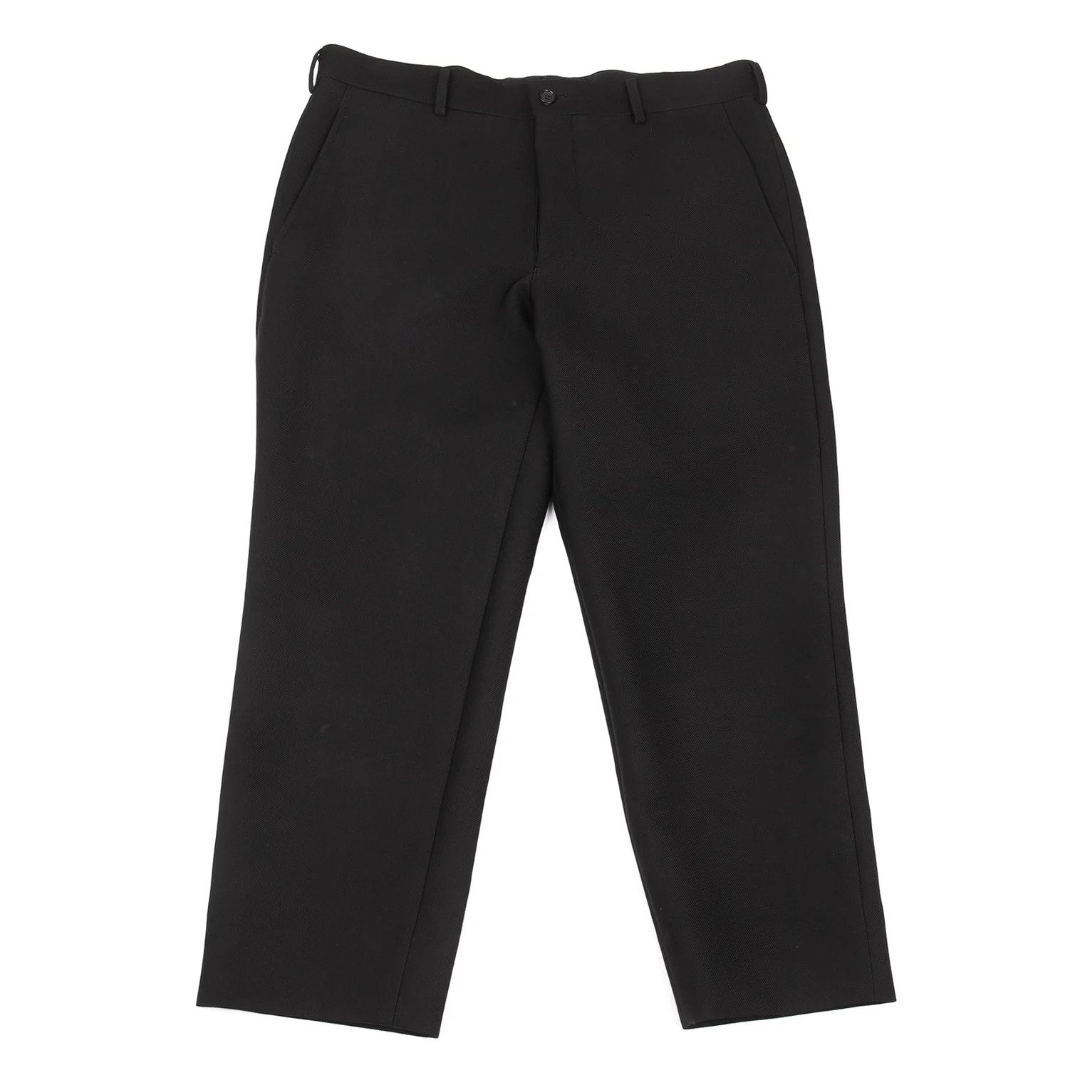 Comme des Garcons Homme Plus Polyester Tapered Pants in Black Size M Size US 34 / EU 50 - 1 Thumbnail