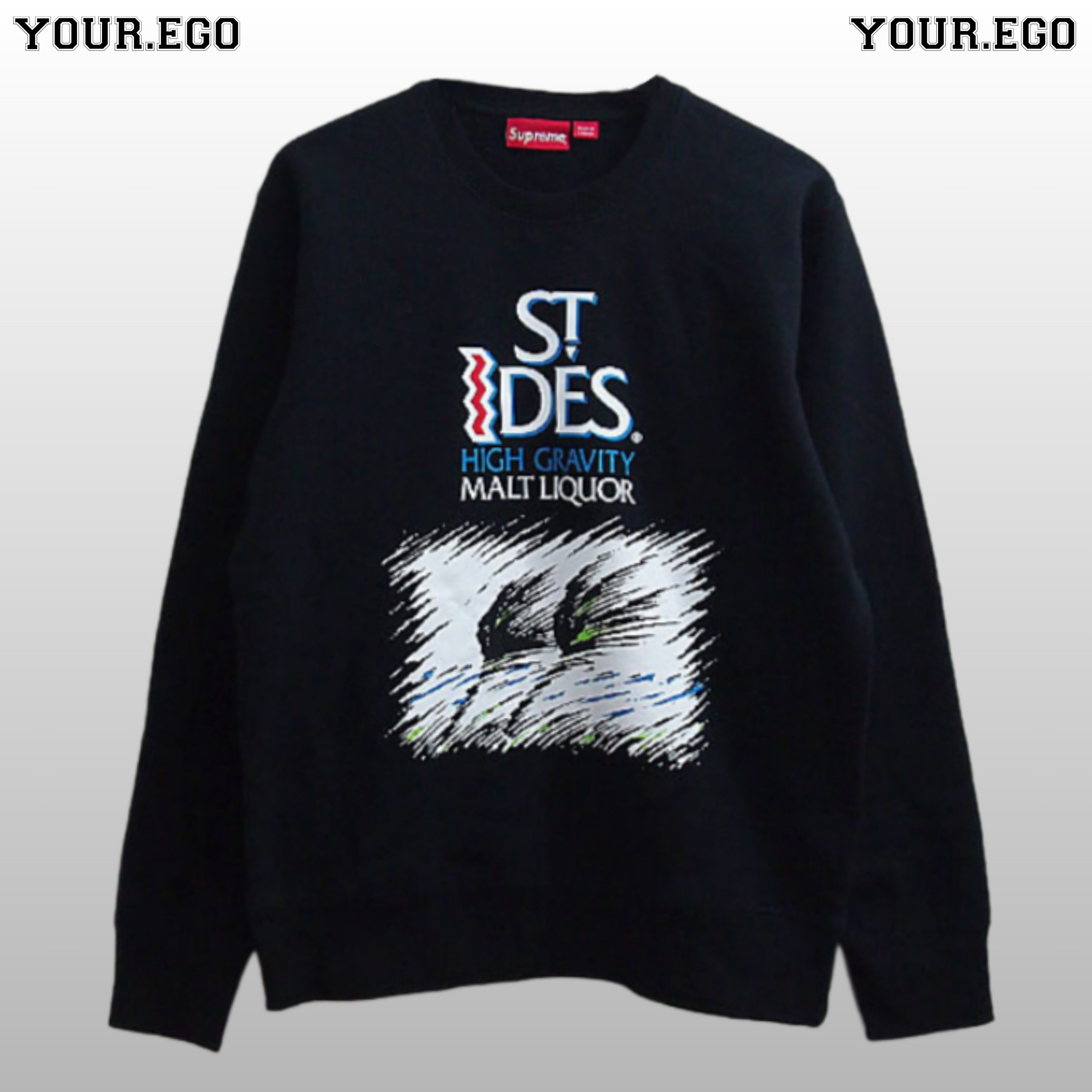 Supreme Supreme St Ides Crewneck SS16 Size US L / EU 52-54 / 3 - 1 Thumbnail