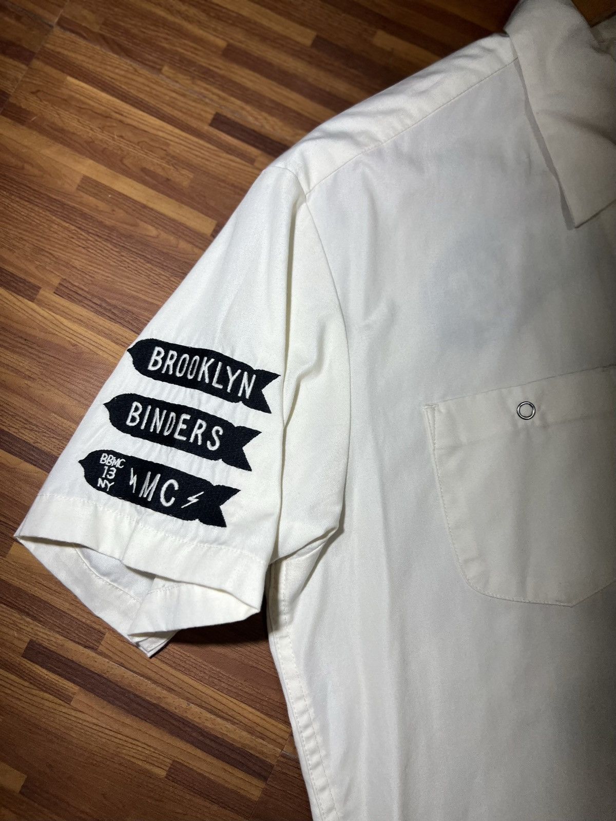 Schott Schott Brooklyn Binders Motorcycle “Ivory” Polo Short Sleeve Size US M / EU 48-50 / 2 - 5 Thumbnail