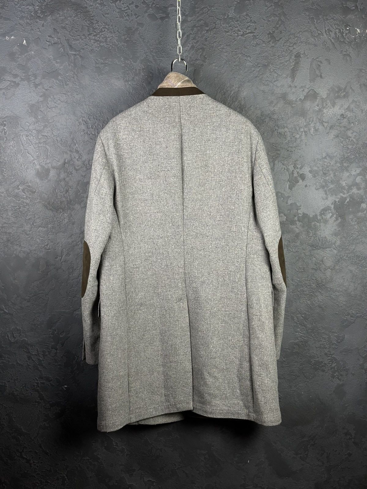 Hackett Men’s Hackett London Gray Wool Coat Size 54 Size US L / EU 52-54 / 3 - 6 Thumbnail