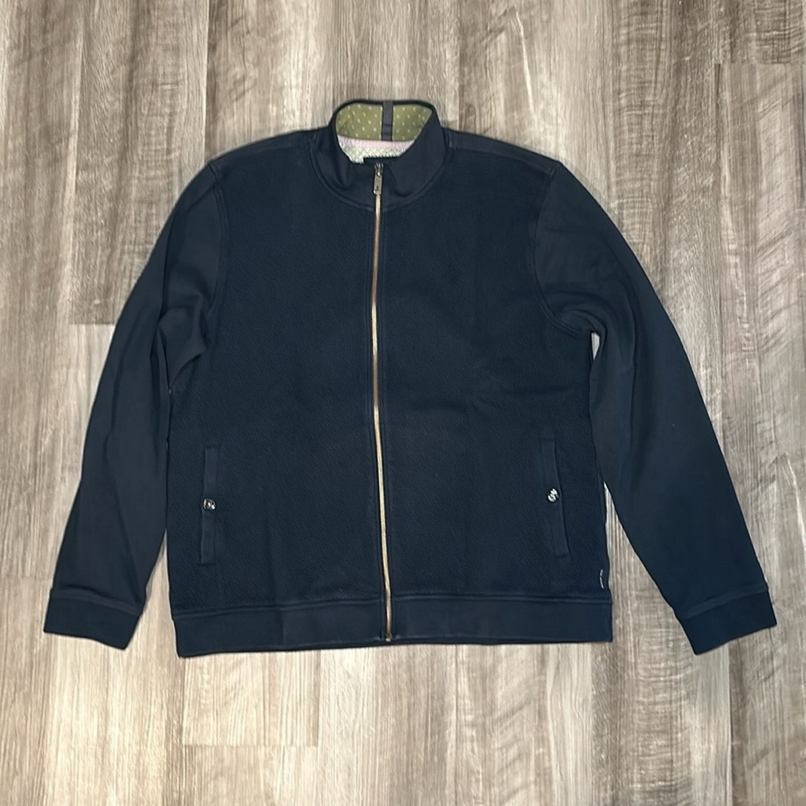 Ted Baker Ted Baker Full Zip Bonfyre Sweater Jacket - 6 (2XL) Size US XXL / EU 58 / 5 - 2 Thumbnail