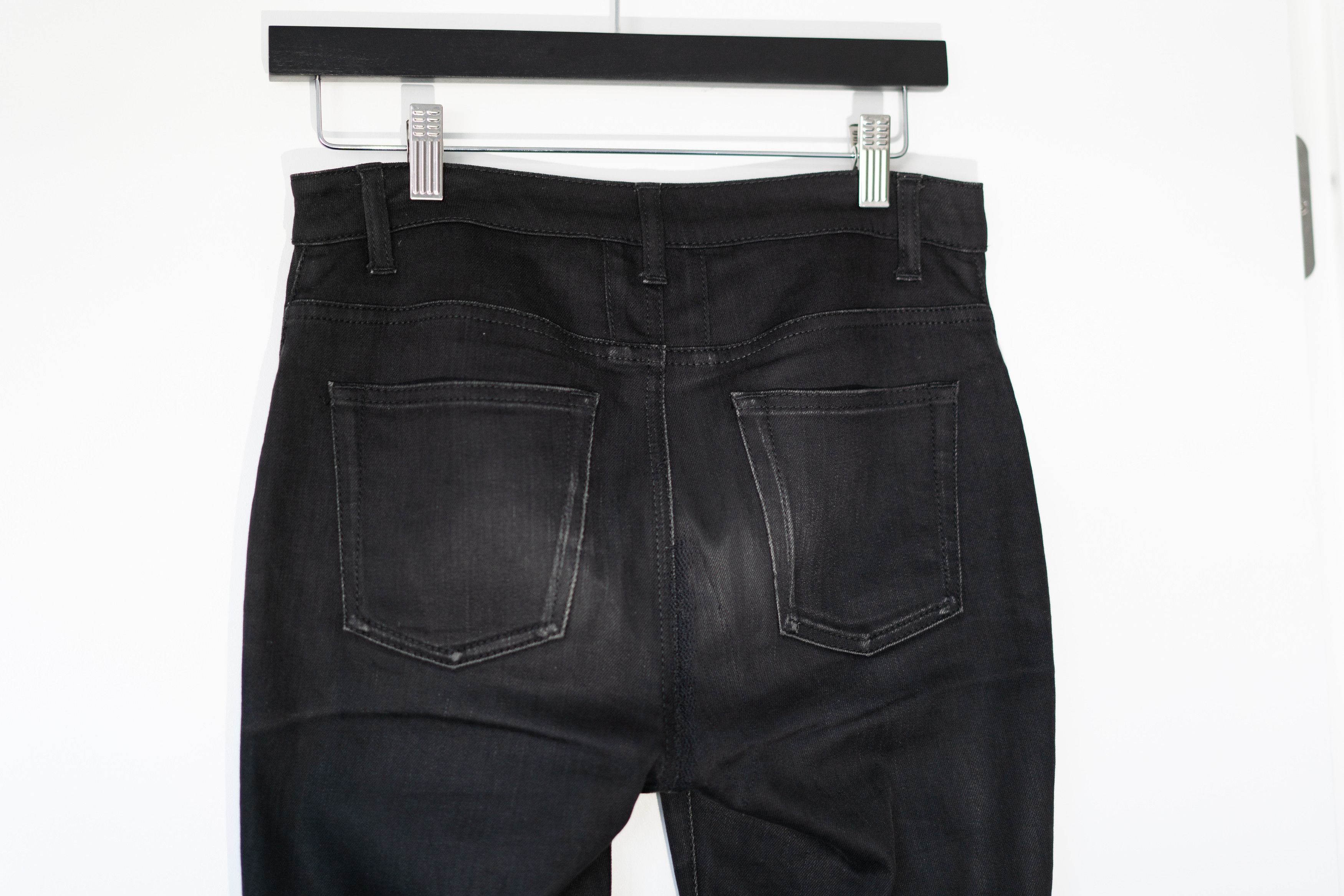 Saint Laurent Paris D04 W SK/HW Skinny Moto Zip Jeans Size 27" / US 4 / IT 40 - 9 Thumbnail