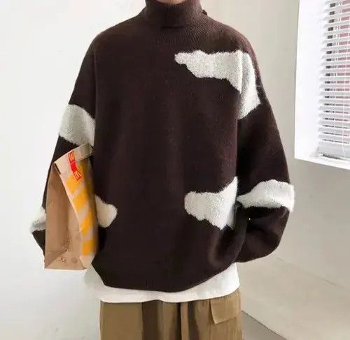 Japanese Brand × Vintage Cloud knit sweater Size US M / EU 48-50 / 2 - 3 Thumbnail