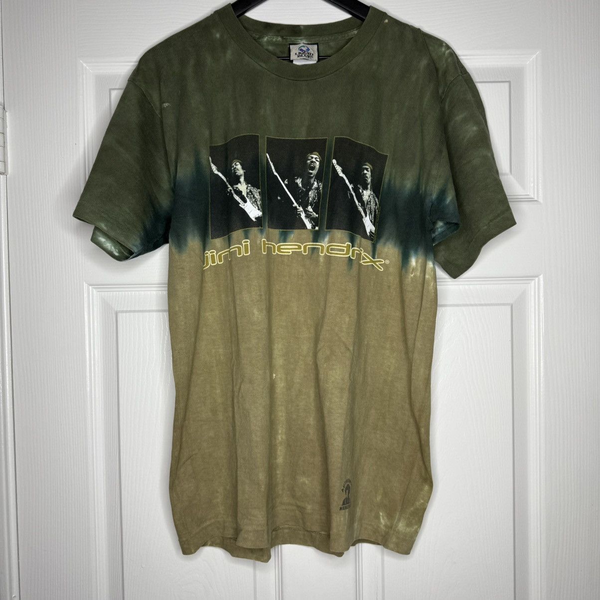 Vintage Vintage Liguid Blue Jimi Hendrix Size Med Size US M / EU 48-50 / 2 - 1 Thumbnail