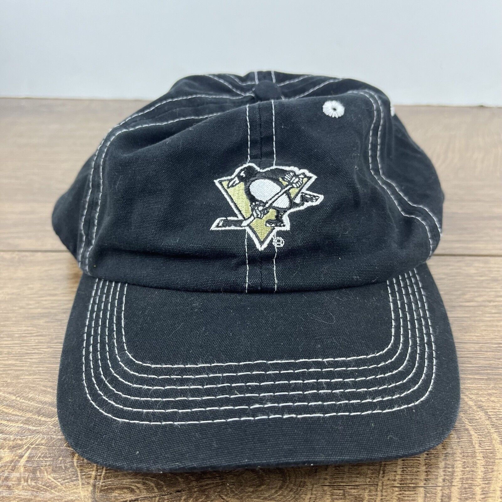 Other Pittsburgh Penguins Hat Black NHL Penguin Cap Hat Adjustable Size ONE SIZE - 4 Thumbnail