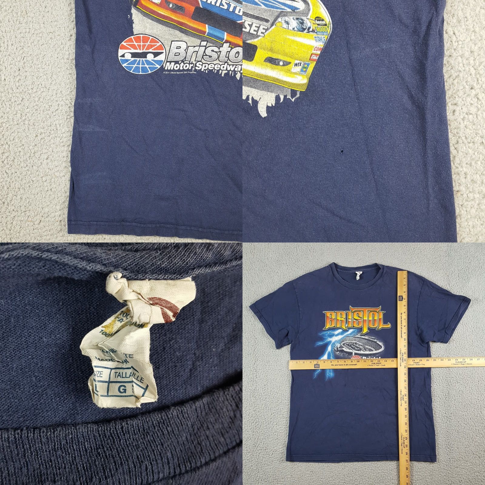 Anvil VINTAGE Anvil NASCAR Race Car Retro T Shirt Size US L / EU 52-54 / 3 - 8 Thumbnail