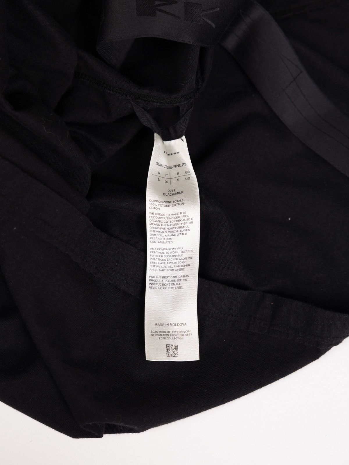 Rick Owens × Rick Owens Drkshdw Rick Owens DRKSHDW Script Tee Size US S / EU 44-46 / 1 - 5 Thumbnail