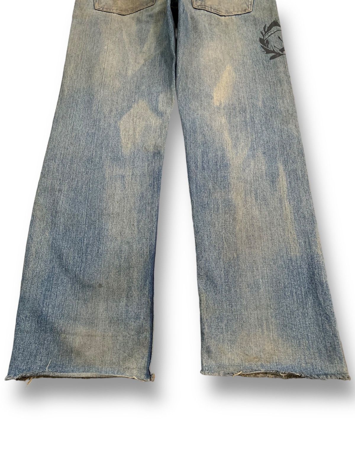 Ed Hardy Vintage Japanese Brand Mud Wash Distressed Grunge Jeans Size US 32 / EU 48 - 16 Thumbnail